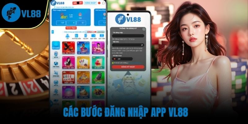 Đăng nhập App VL88 dễ dàng chỉ với 4 bước